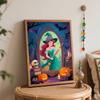Disney Oil Painting Painting Art Kit Witch Princess Floral Hat Handmade Painting Diy Home Decoration