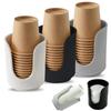 Durable Mouthwash Cup Holder Plastic Paper Cup Dispenser Bathroom Cup Dispenser  Bathroom Vanity