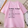 Maglietta per Mamma e Papà Maglietta Divertente Mamma T-shirt Umoristica Festa della Mamma T-shirt Festa del Papà Cotone Manica Corta