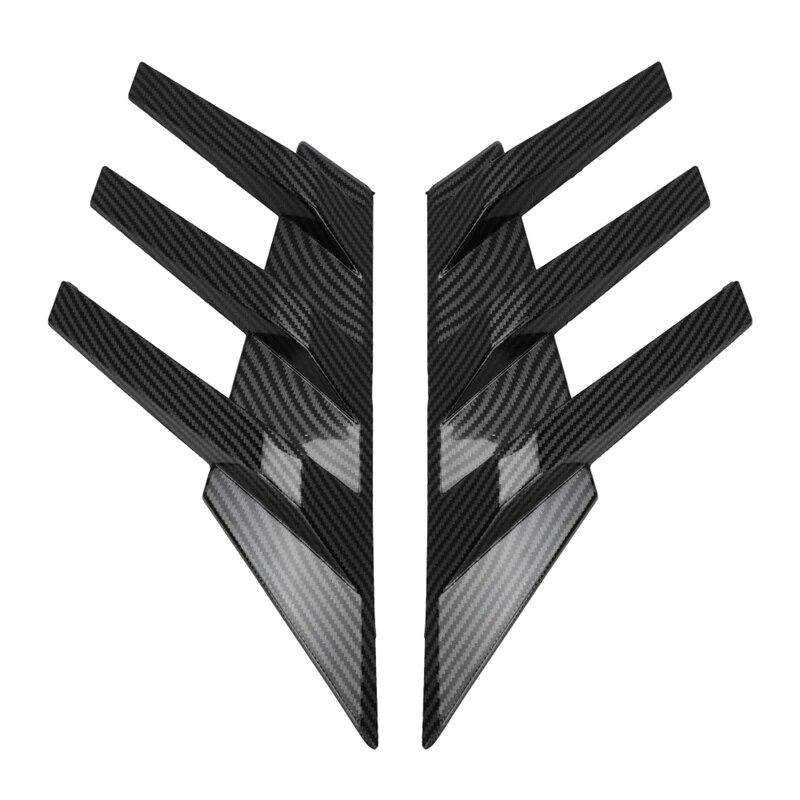 

Боковой спойлер на заднее лобовое стекло для CHANGAN UNI-V, оконные жалюзи, внешние декоративные аксессуары для заднего крыла, карбоновая краска Carbon Fiber