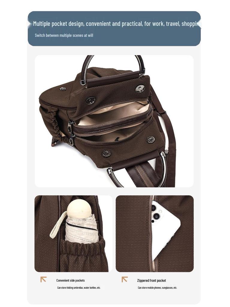 Versatile Large-Capacity Backpack: Lightweight, Multifunctional Travel, Work, & Commute Bag