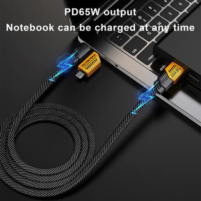 25/100/150/200CM 4-In-1 Ladekabel PD 65W USB Typ-C 8Pin Tragbares Schnellladekabel für Mobiltelefone und Tablets Geflochtenes Datenkabel Kabel Telefonzubehör