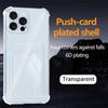 Luxury Shockproof Phone Case For iPhone 16e 16 15 14 Pro Max 13 12 mini 11 Xs XR 7 8 Plus SE Transparent Card Slot Bag Cover