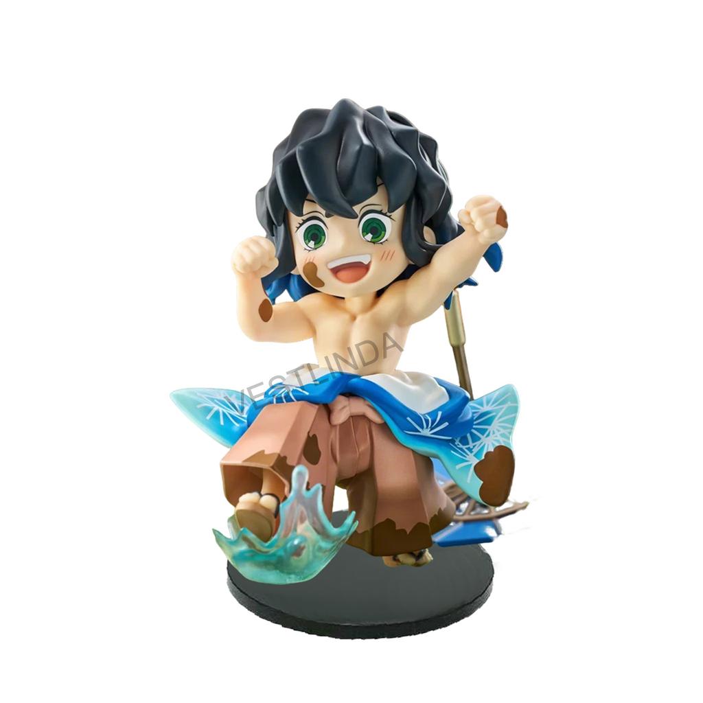 1/12PCS Ghost Slayer Blade Plum Rain Series Blind Box PVC Cute Humanoid Doll Anime Peripheral Collection Model Blind Box Gifts