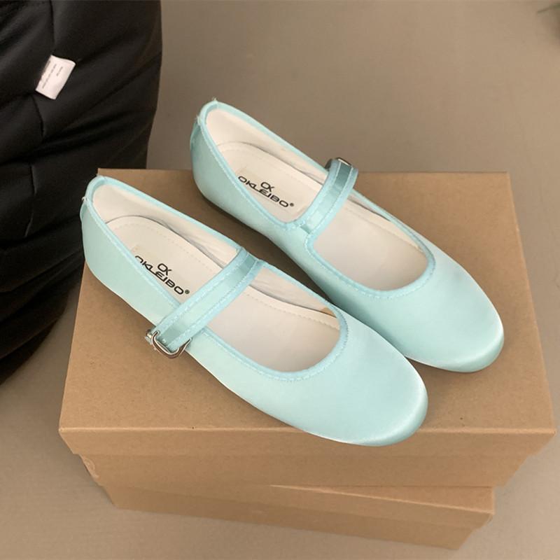 

Мода Bailamos Женские балетки Мода Круглый носок Неглубокие Слипоны Женские Мягкие Женские Мэри Джейн Балетки Плоский каблук Повседневные Балетки 39 небесно-голубой