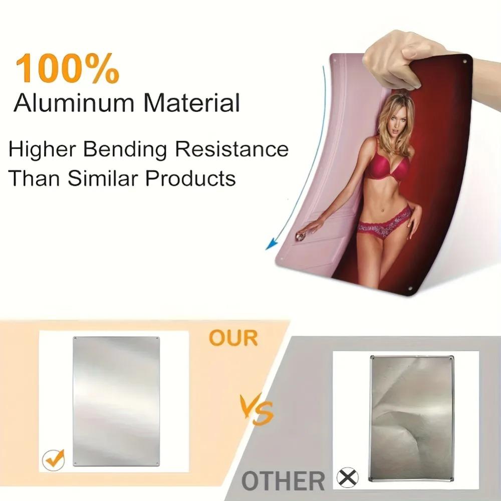 Swanepoel Retro Metal Wall Art 8x12 Inch - Cardi B Blonde Poster Aluminum Print for Home Office Decor