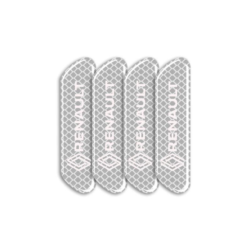 2026 Hot For Renault Interior Stickers 4pcs Car Door Reflective Strips security Warning Stickers For Renault Koleos QM5 QM6 Scen