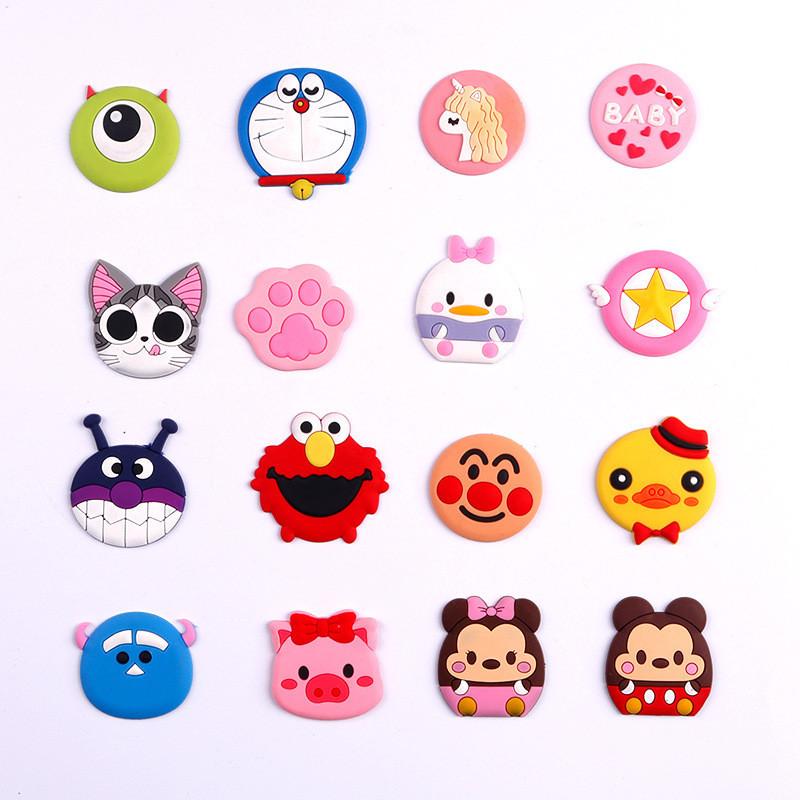 3d Fashion New Silicone Cartoon Cute Telescopic Phone Air Bag Bracket For Iphone