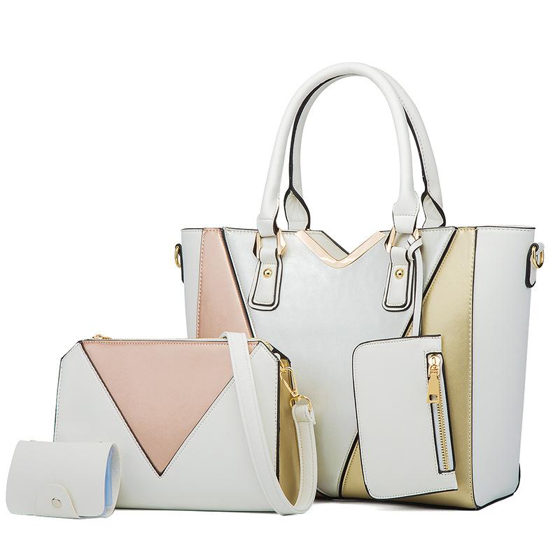 Borsa da donna alla moda Skew Straddle Pacchetto semplice Tote Bag Pendolare Portatile Una spalla