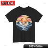 Sunrise Hike TShirt Mountain Trekking Tee Nature Explorer Shirt Minimalist Classic Tees Funny Cool Colorful TShirts Girl