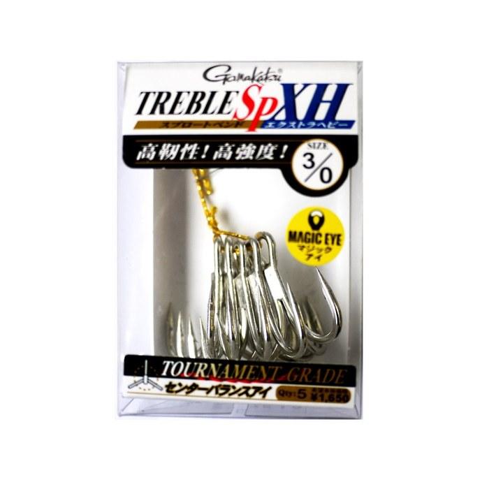 Gamakatsu Treble Hook SP-XH 3/0 Silver (Individual)