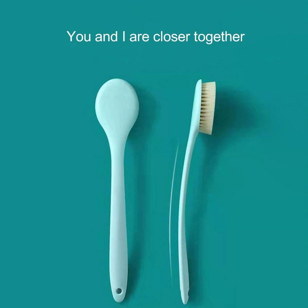 Perie de duș masaj cu mâner lung, perie exfoliantă pentru corp, artefact creativ de frecare a spatelui