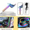 For ATV Quad Bike Motocross Moped Scooter Bike CNC Aluminum Parts 7/8" 22mm Universal Motorcycle Accelerator Throttle Twist Grip,Colorful.