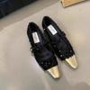 Fashion Fashion Square Toe Sequin Shoes Women 2025 New Summer Shallow Women Sandals Elegance Chunky Heels Banquet Women Shoes Q69