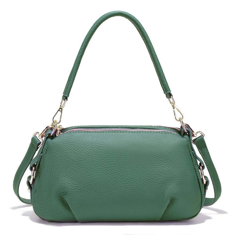 Zency Women's Genuine Leather Bag Charming Pillow Handbag