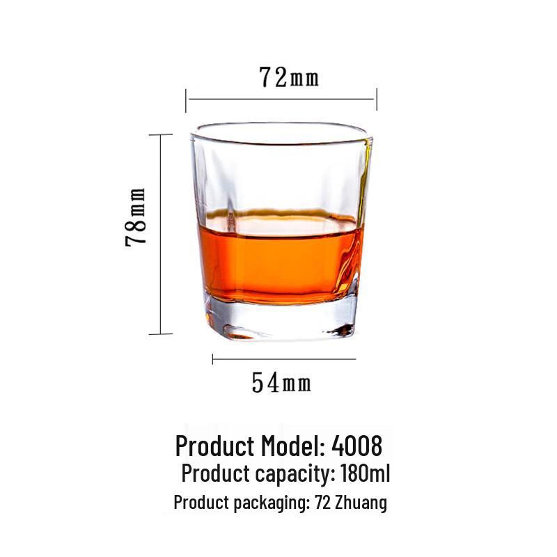 

Shangqi 4-Pack Square Glass Cups
