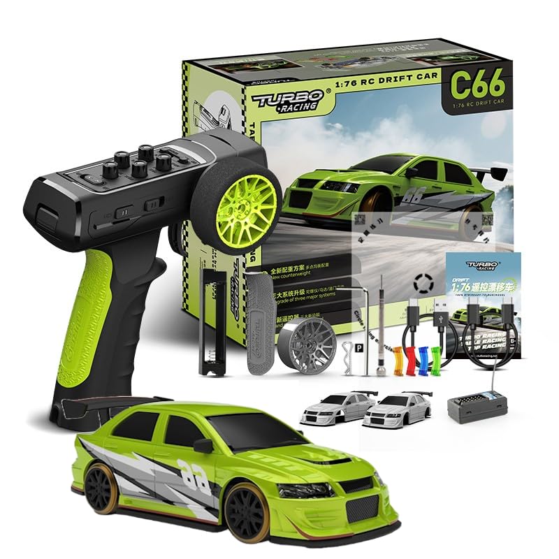 Turbo Racing C66 Drift RC Drift Japanese Instruction Discount Warranty for RTR Full Car, Manual, Malfunctions, Set.