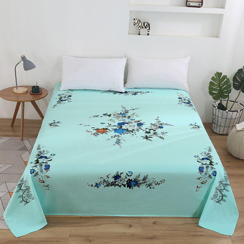 Vintage Coarse Cotton Bed Sheet – Cooling, Nostalgic Duvet Cover for Single/Double