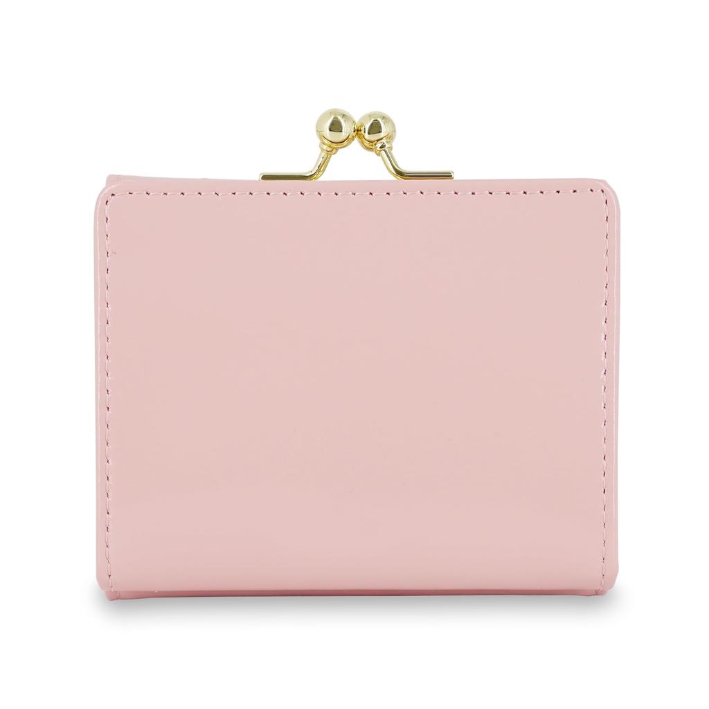 Paul Joe Accessoires Clasp Mini Wallet Daisy Emboss Pink & PJA-W1392