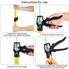 Yellow Telescopic Support Rod Steel Quick Support Pole Tile Height Adjuster Lifter  Renovation