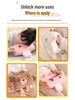 Electric Plush Cartoon Hand Warmer: Rechargeable, Removable, Washable, Double Hand Inserts, Dangling Leg Design.