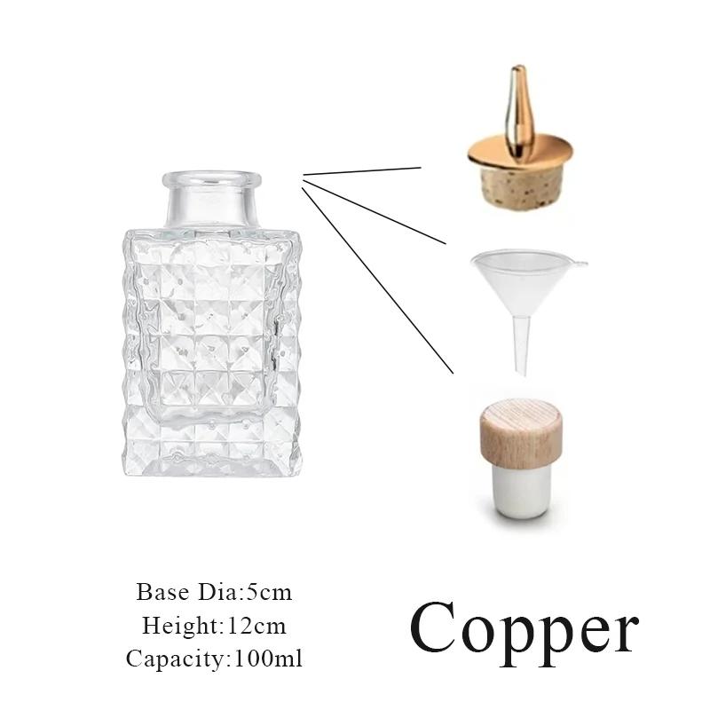 Cocktail Bitters Bottles With Cap Vintage Glass With Stainless Steel Caps Kitchen Seasoning Tools Bar Bartender Accessories