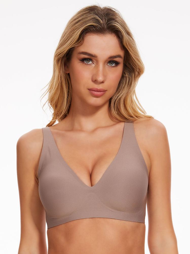 Cross-border Women's Seamless Wire-Free Full-Coverage Bra - Comfortable & Hot-Selling
