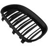 2X Gloss Black Car Front Kidney Grille Grill For BMW 5 Series E60 E61 M5 520I 535I 550I 2003-2010 Sedan