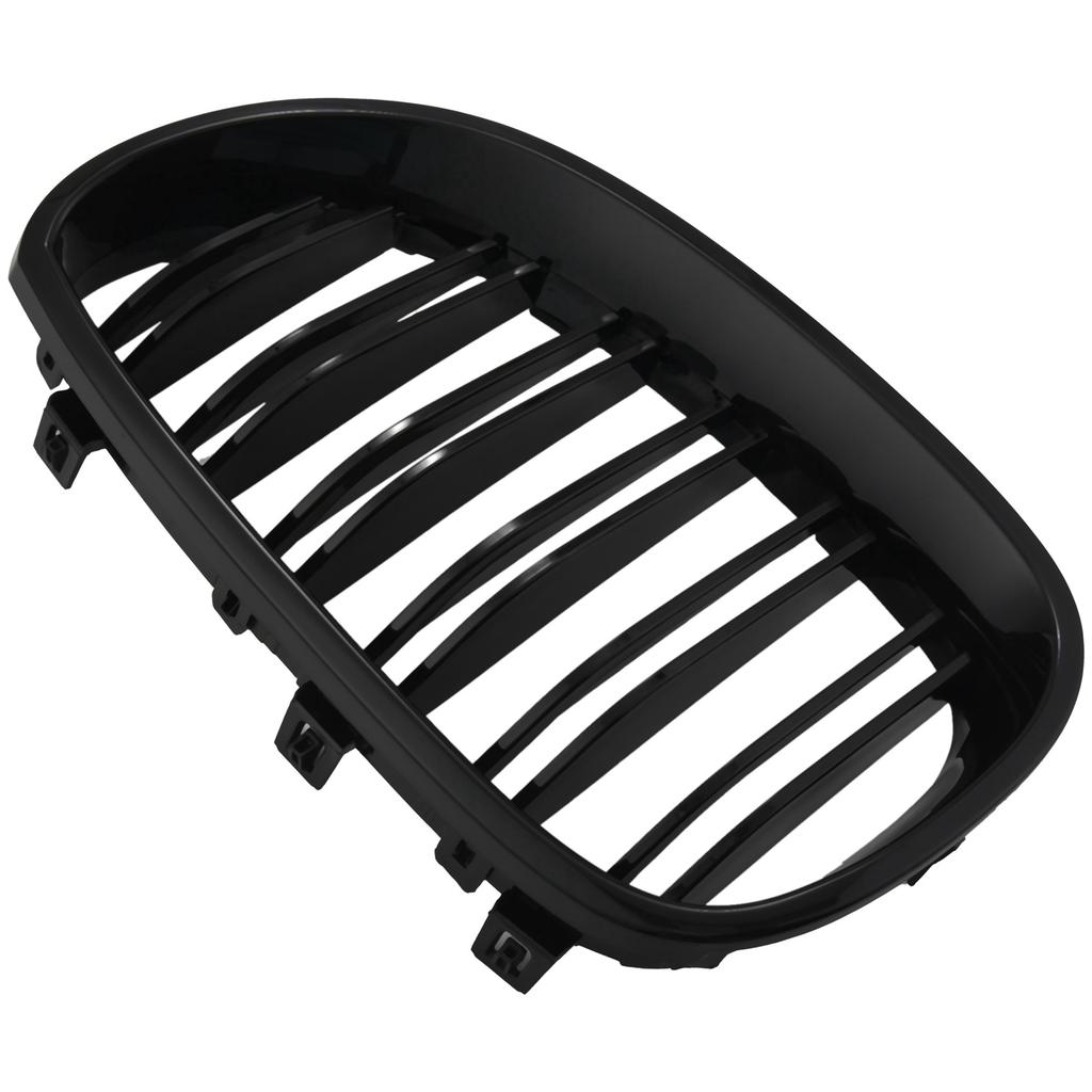 2X Gloss Black Car Front Kidney Grille Grill For BMW 5 Series E60 E61 M5 520I 535I 550I 2003-2010 Sedan