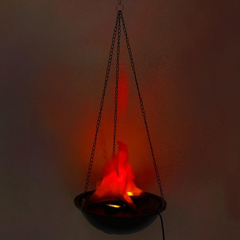 Halloween LED Flame Lamp - Stage, Wedding & Haunted House Decoration | Fake Fire Pit
