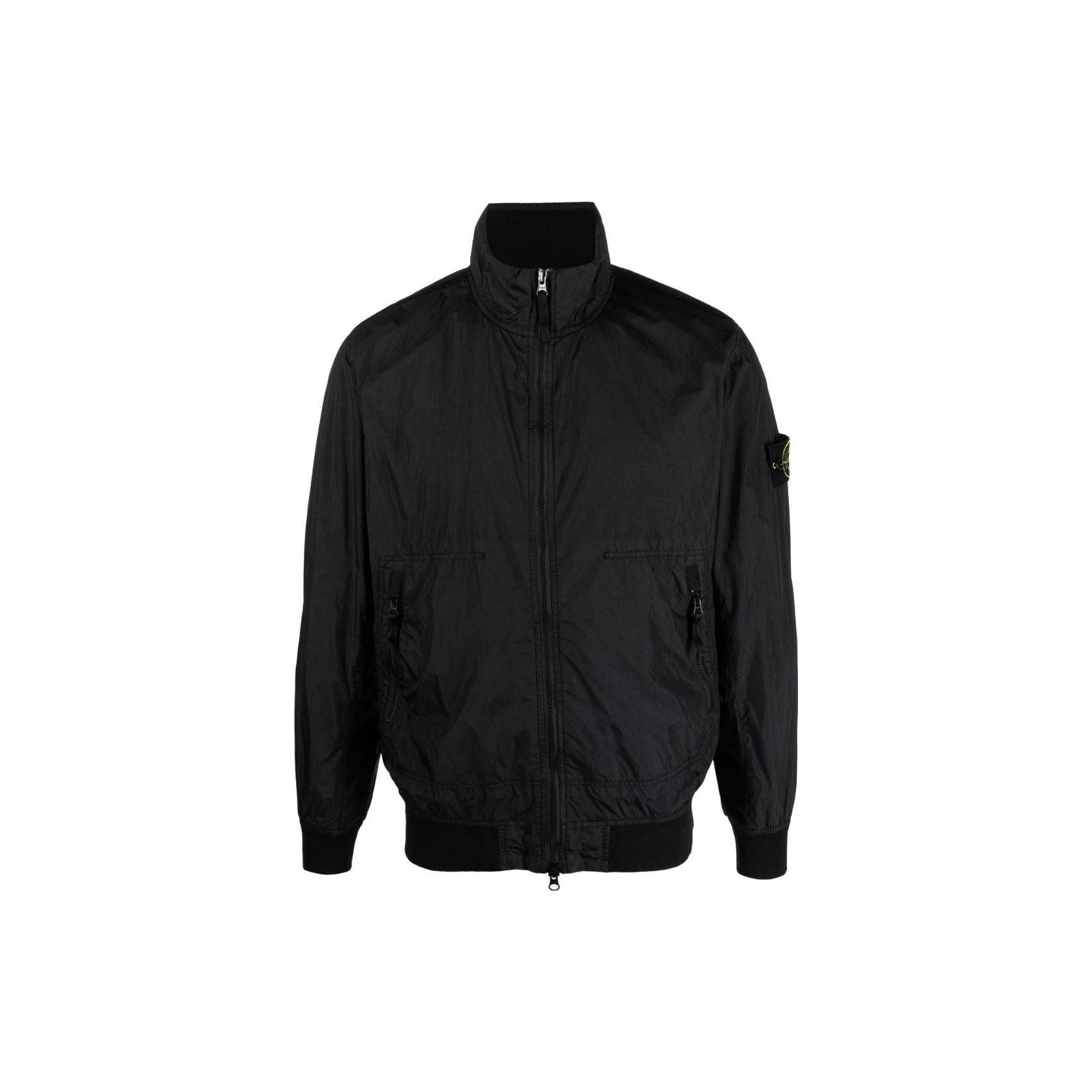 Stone Island Men's Black Crinkle Reps Jacket Outerwear 781542822-V0029 Cm