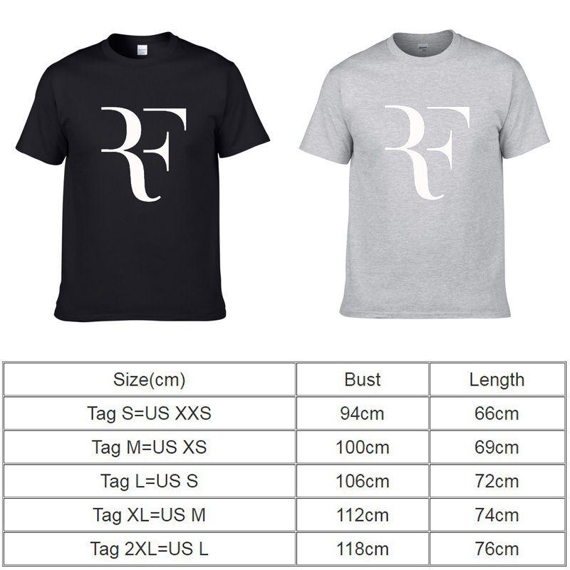 Roger Federer T-shirt Men Fashion Shirt Cotton Summer Classic Printed Tee Tops
