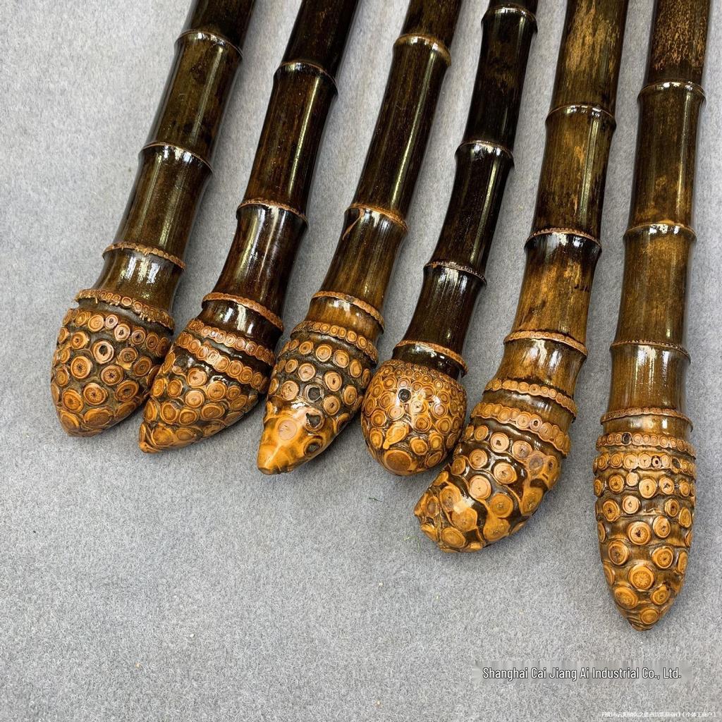 Kadınlar İçin Çevre Dostu Mor Bambu Yürüyüş Bastonu – Yürüyüş, Tırmanış, Zen ve Günlük Destek