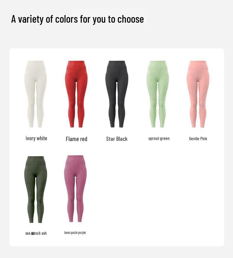 Women's High-Waisted Stretch Yoga Pants - Slimming, Multi-Color, Versatile for Inner/Outer Wear