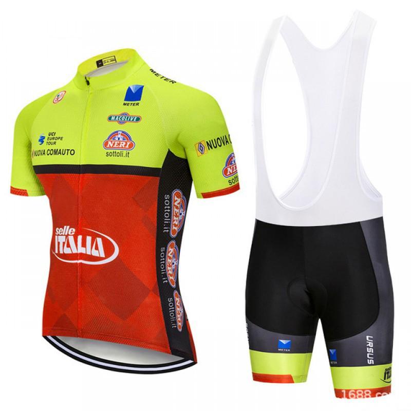 

WILIERV INTAGE Men s Short Sleeves Bicycle Riding Suit Set Breathable Sunscreen XL