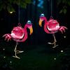 Solar Flamingo Pendant: Creative Animal Landscape Ornament & Decorative Atmosphere Light