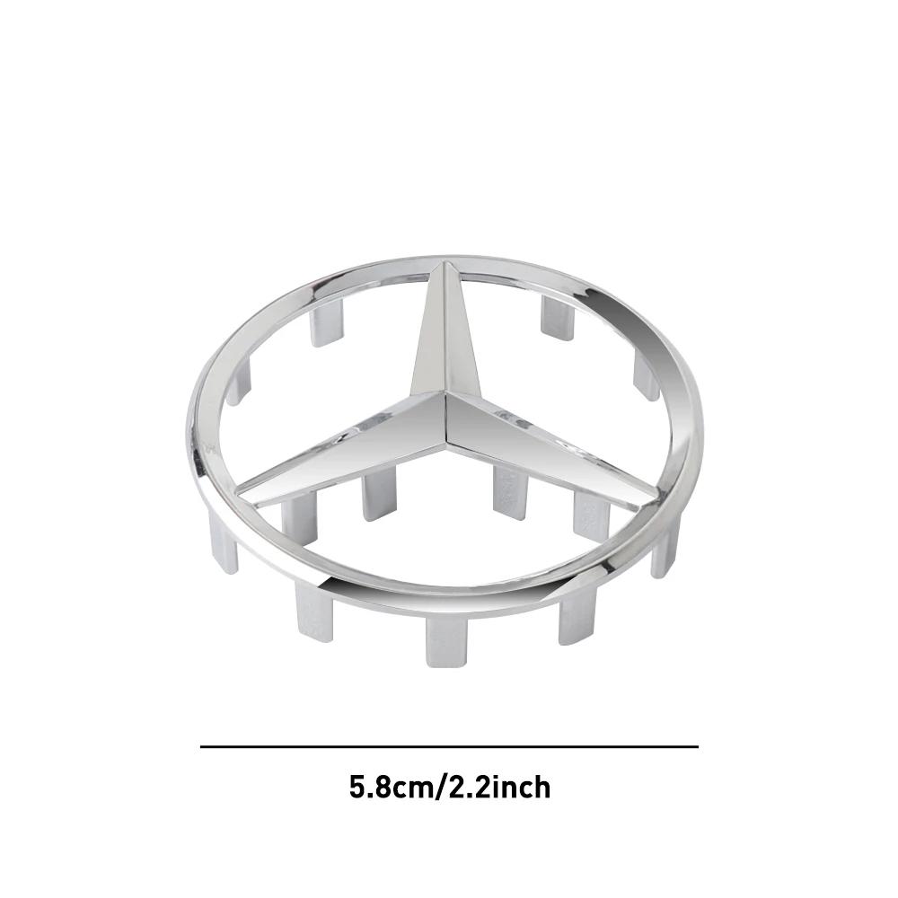 C200 E300 2026 Hot Car Steering Wheel Badge Replacement Sticker for Mercedes Benz AMG A B R G Class GLK GLA CLA GLB GLC E200 V17
