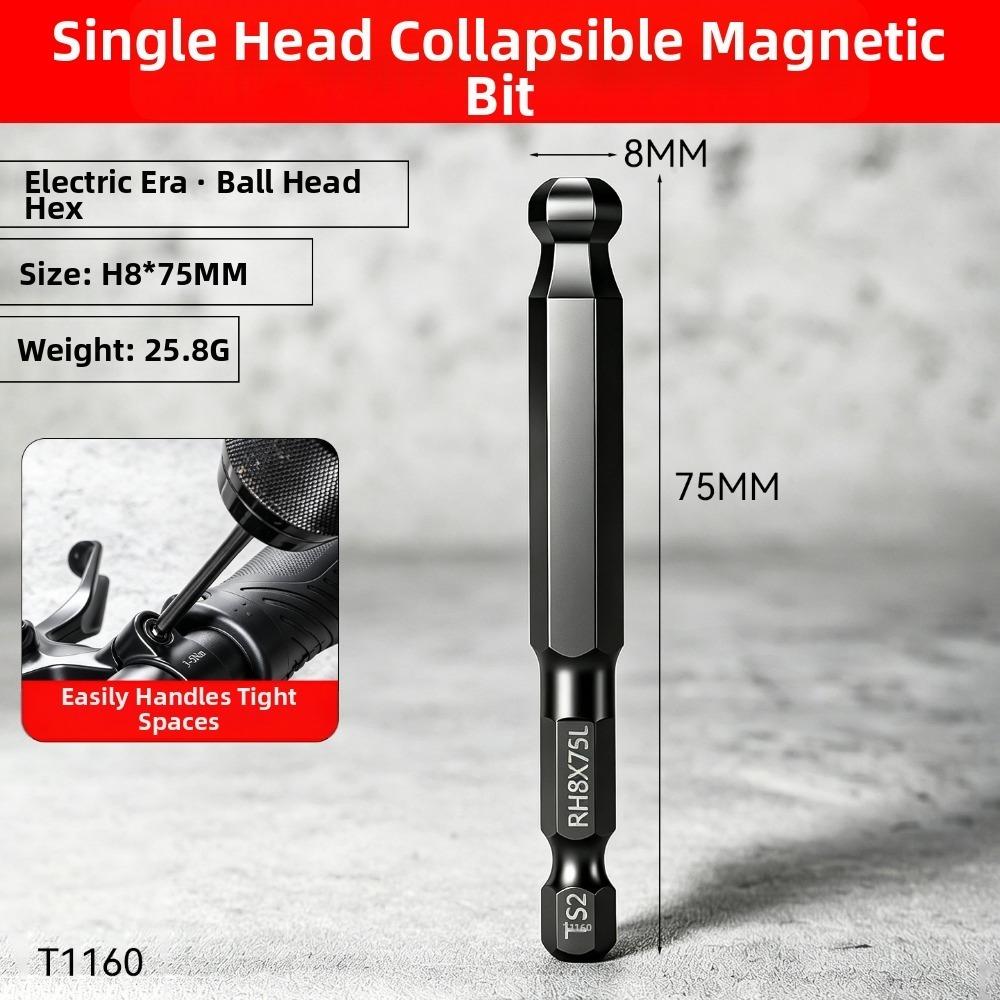 Steel Hex Screwdriver Bit Reduced Shank Magnetic Driver Bit New Power Tool Accessories