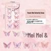 Dream Butterfly Whispers: Gold Foil 3D Butterfly Stickers for Journals & Collages - 6 Styles