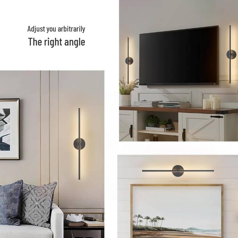 Remote-Controlled Stepless Dimming Wall Light with Timer & Memory for Bedroom/Bedside