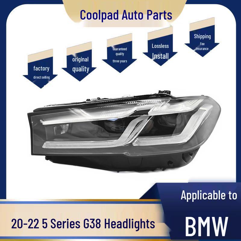 

Compatible Headlight Assembly for 2020-2022 BMW 5 Series G30/G38 Premium, Passenger Side