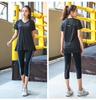 Women's Plus Size Quick-Dry Yoga T-Shirt - Summer Gym Loose Fit Running Top for Weight Loss