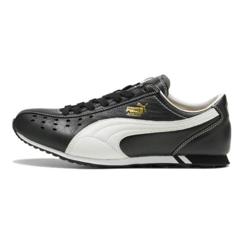PUMA SPRINT Unisex Low Casual Sneakers Black White 402960-03 36