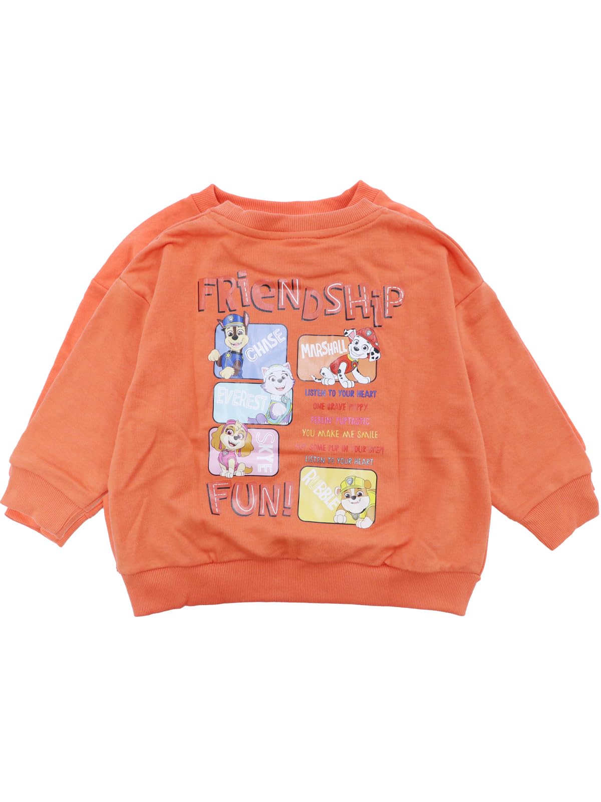 

Kai-Tak Family Paw Patrol Kids Pullover Sweatshirt with Back Print, Spring/Autumn, Sizes 100cm, 110cm, and 120cm (120cm, Red)