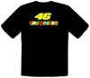 26 46 La T-Shirt Nera per Auto con Logo DOCTOR-Valentino Rossi Prima del Divertimento -105- T-Shirt Unisex