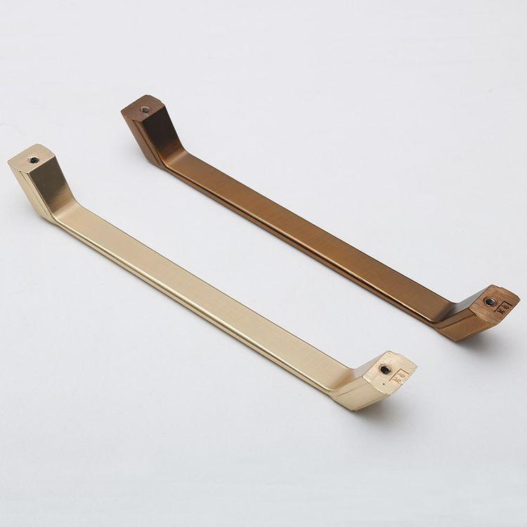 Brown Brass Brushed Wardrobe Door Furniture Handle Drawer Kitchen Cabinets Pull Handle