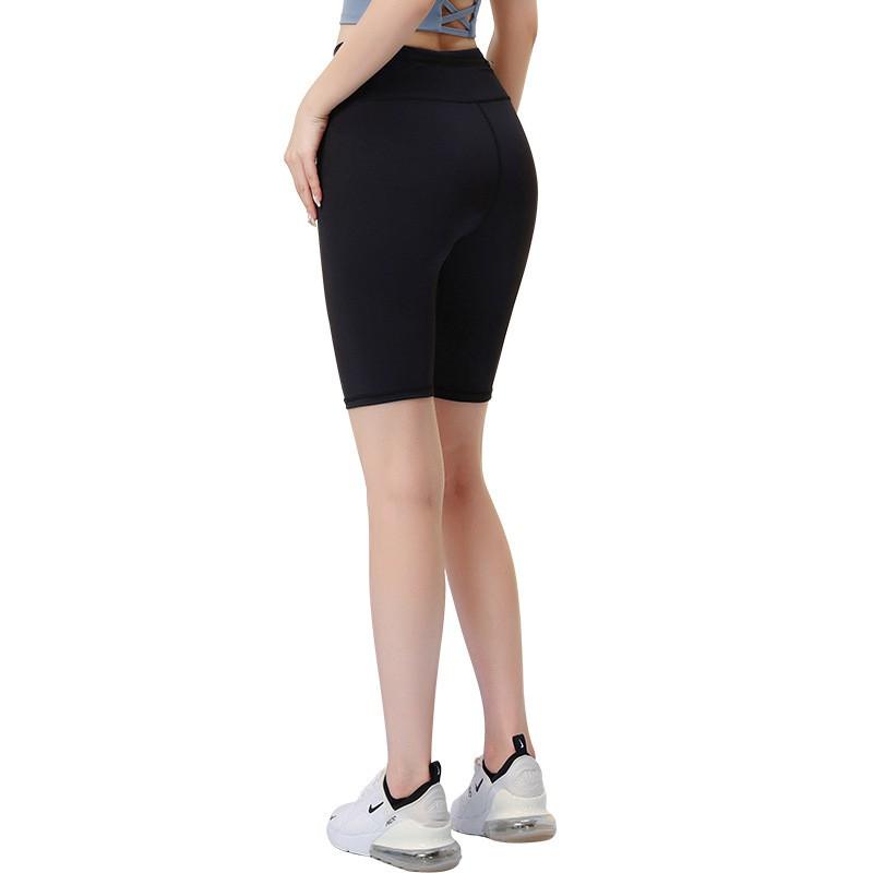 Womens Quick-Dry Stretchy Workout Shorts 5/8 Length Yoga Leggings Gym Running Fitness Outdoor Sports