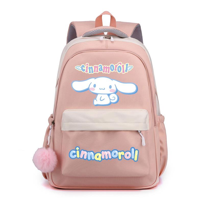 Big-Eared Dog Cute Cartoon Printed Backpack Middle School Bag
