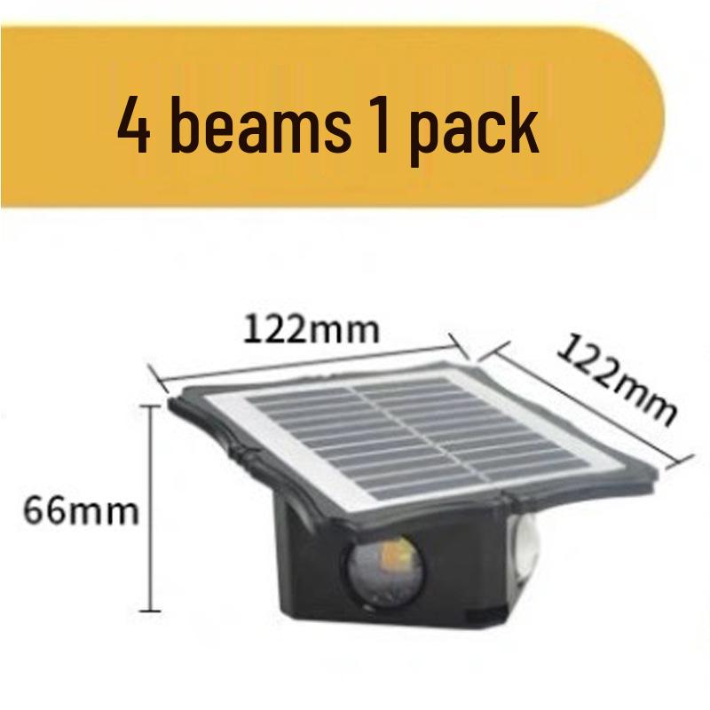 Waterproof Solar Wall Washer Light for Gardens and Courtyards