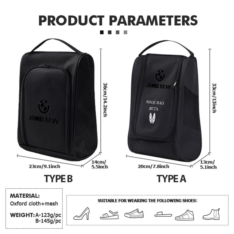 Car Travel Organzier Bag Case Portable Storage Shoe Box For BMW M3 M5 E36 E39 E46 E60 E61 E64 E70 E71 E80 E85 E87 E90 E83 HO1
